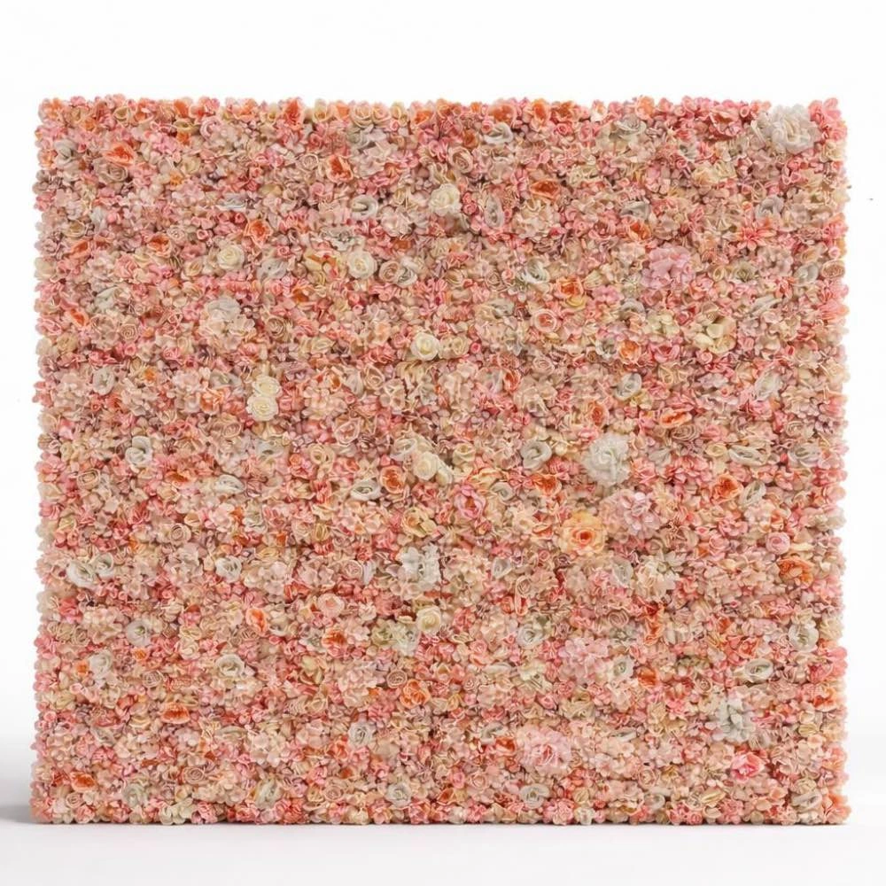 Pink and White Flower Wall
