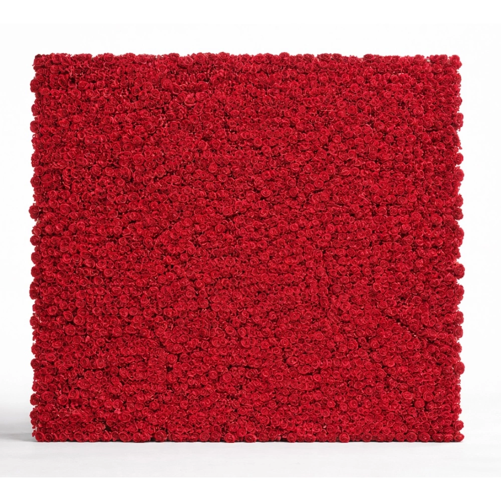 Red Rose Flower Wall