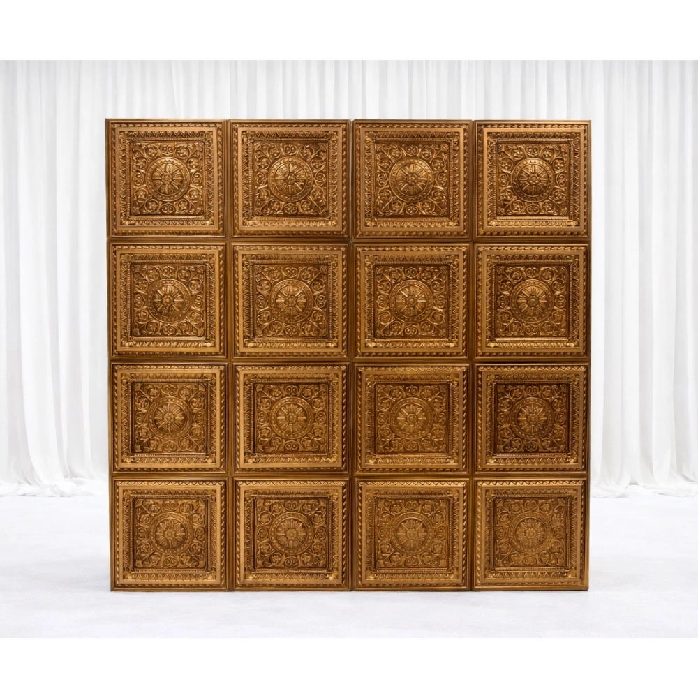 Gold Panel Wall