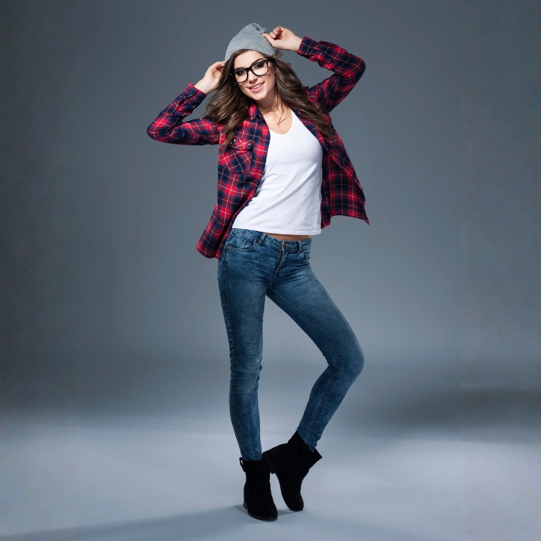 Classic Fit Indigo Skinny Jeans