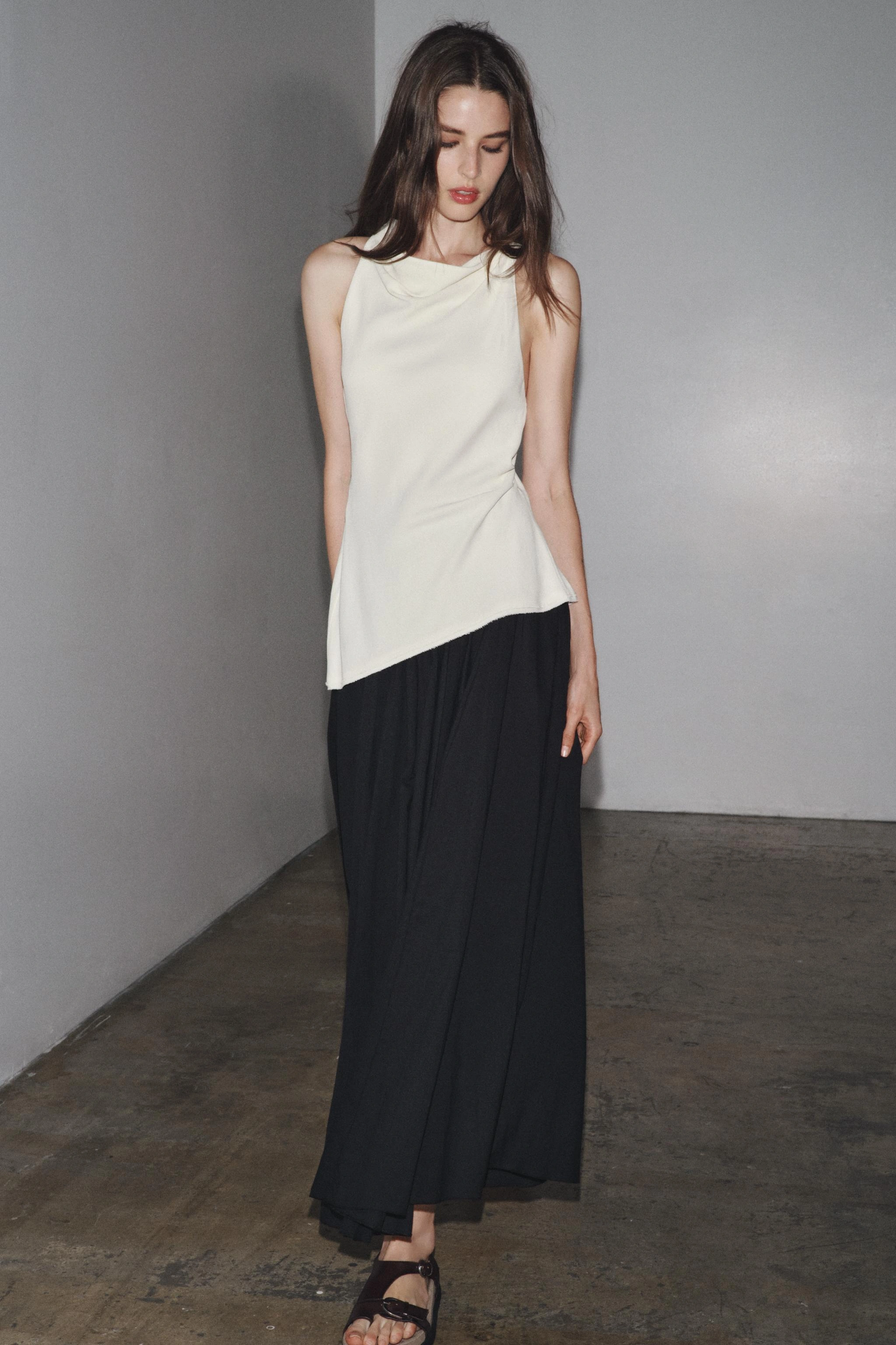 ZW COLLECTION COMBINED HALTER DRESS