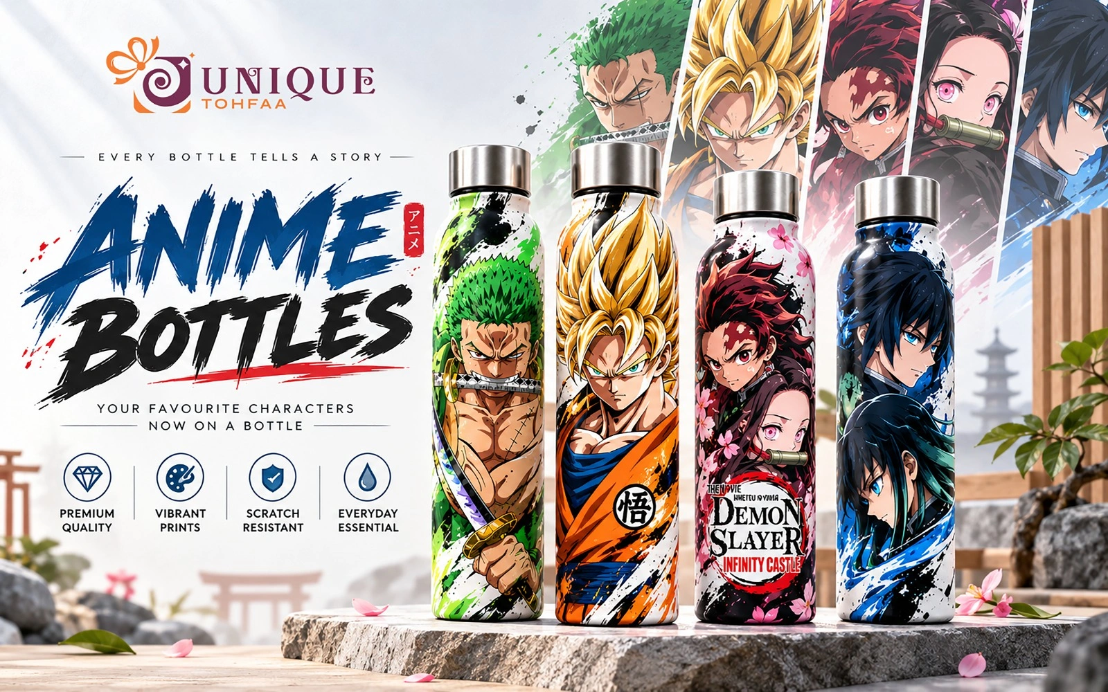 Unique Tohfaa Anime Bottles