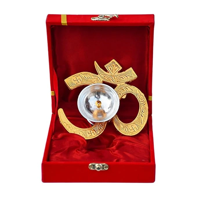 Unique Tohfaa Om Metal Diya