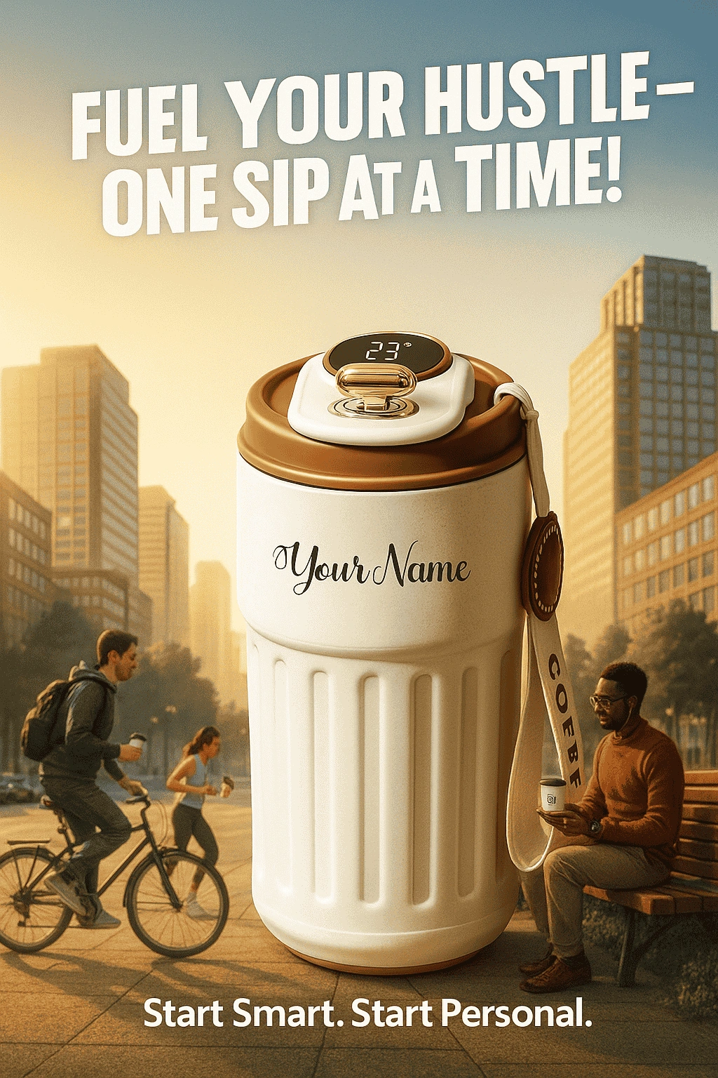 Unique Tohfaa Coffee Tumbler With Temperature
