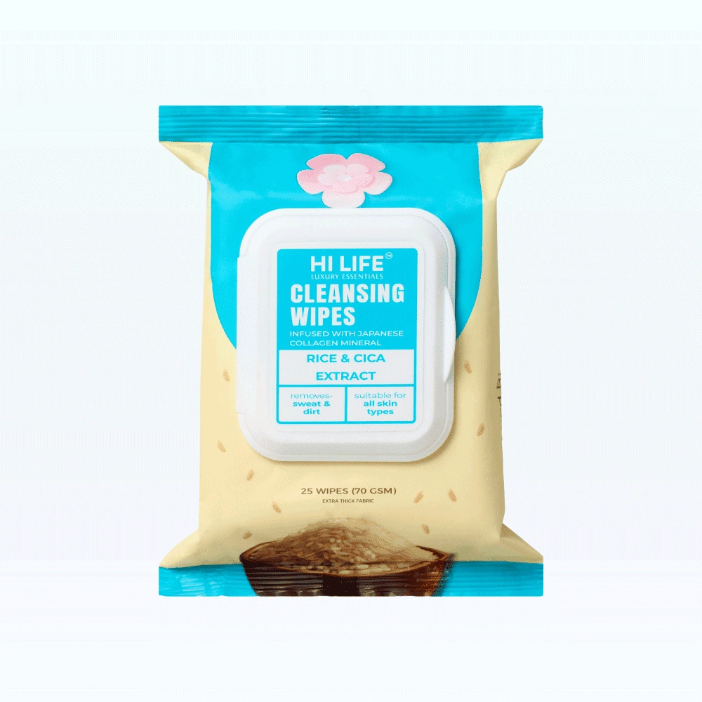 Hi Life Cleansing Wipes - RICE & CICA EXTRACT