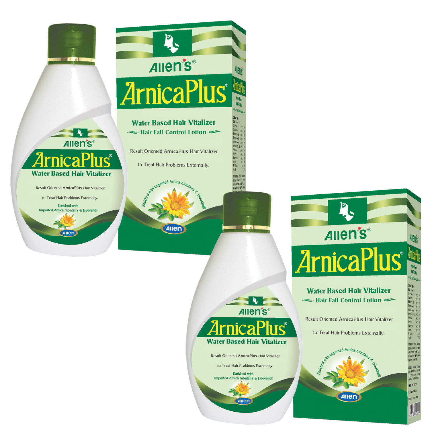 Arnicaplus Hair Vitalizer (100 ml x 2 packs) - Helps promote hair growth