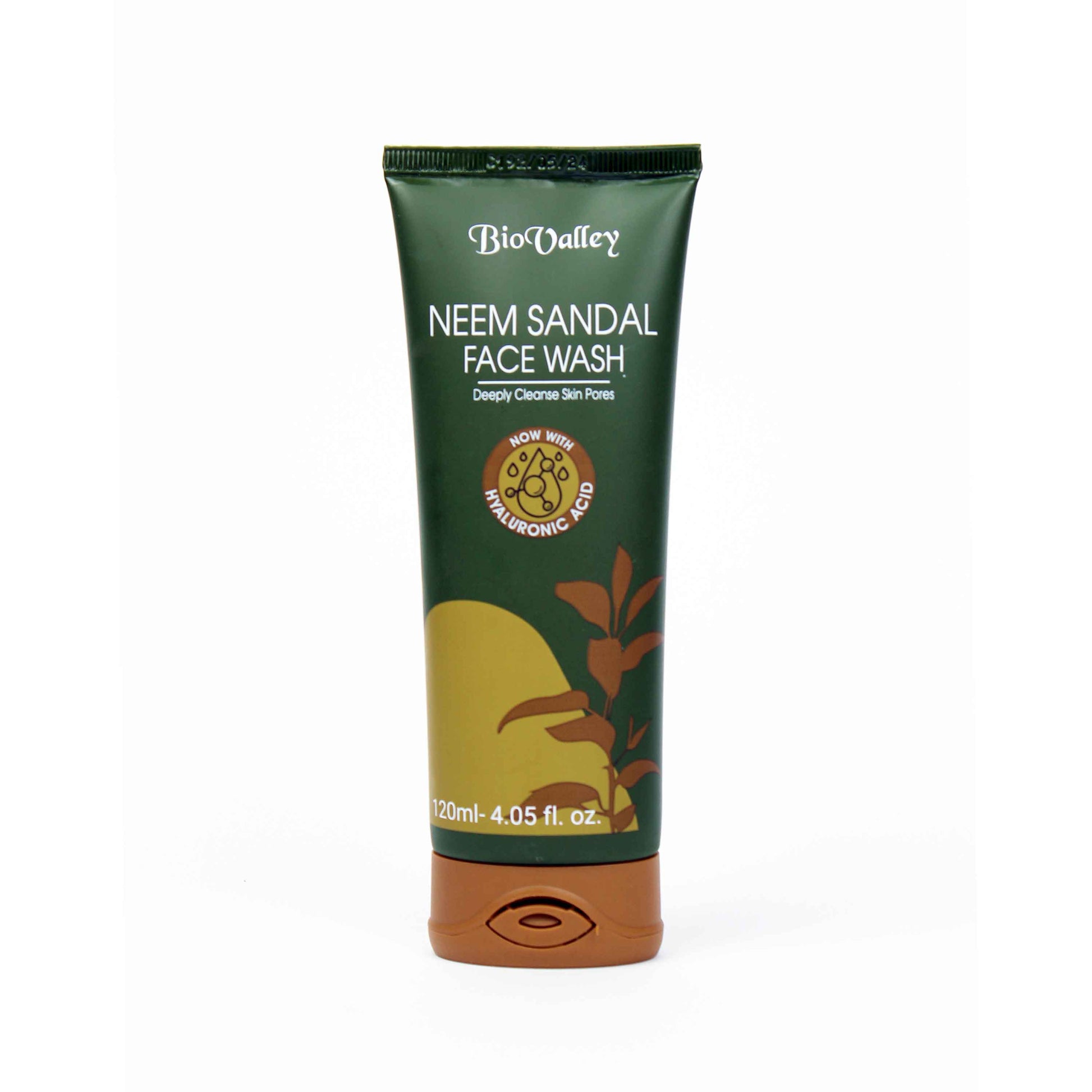 Neem Sandal Face Wash - Purifies pores, fights acne & controls oil — powered by Neem, Sandalwood & Tea Tree