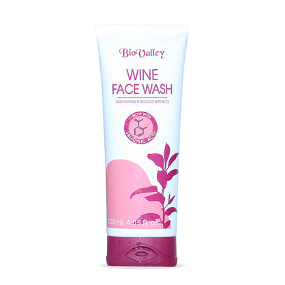Wine Face Wash - Brightens dull skin, smoothens texture and boosts glow powered by Black Grape Extract and gentle exfoliants