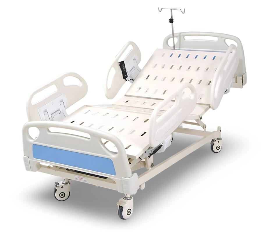 MMI 5 Function Manual ICU Bed with ABS Panels & Collapsible Railings