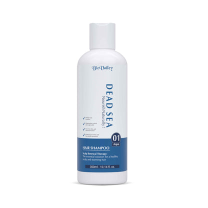 Dead Sea Shampoo - Best-in-class dandruff control shampoo that deeply purifies, detoxifies, and strengthens the scalp powered by Dead Sea Minerals
