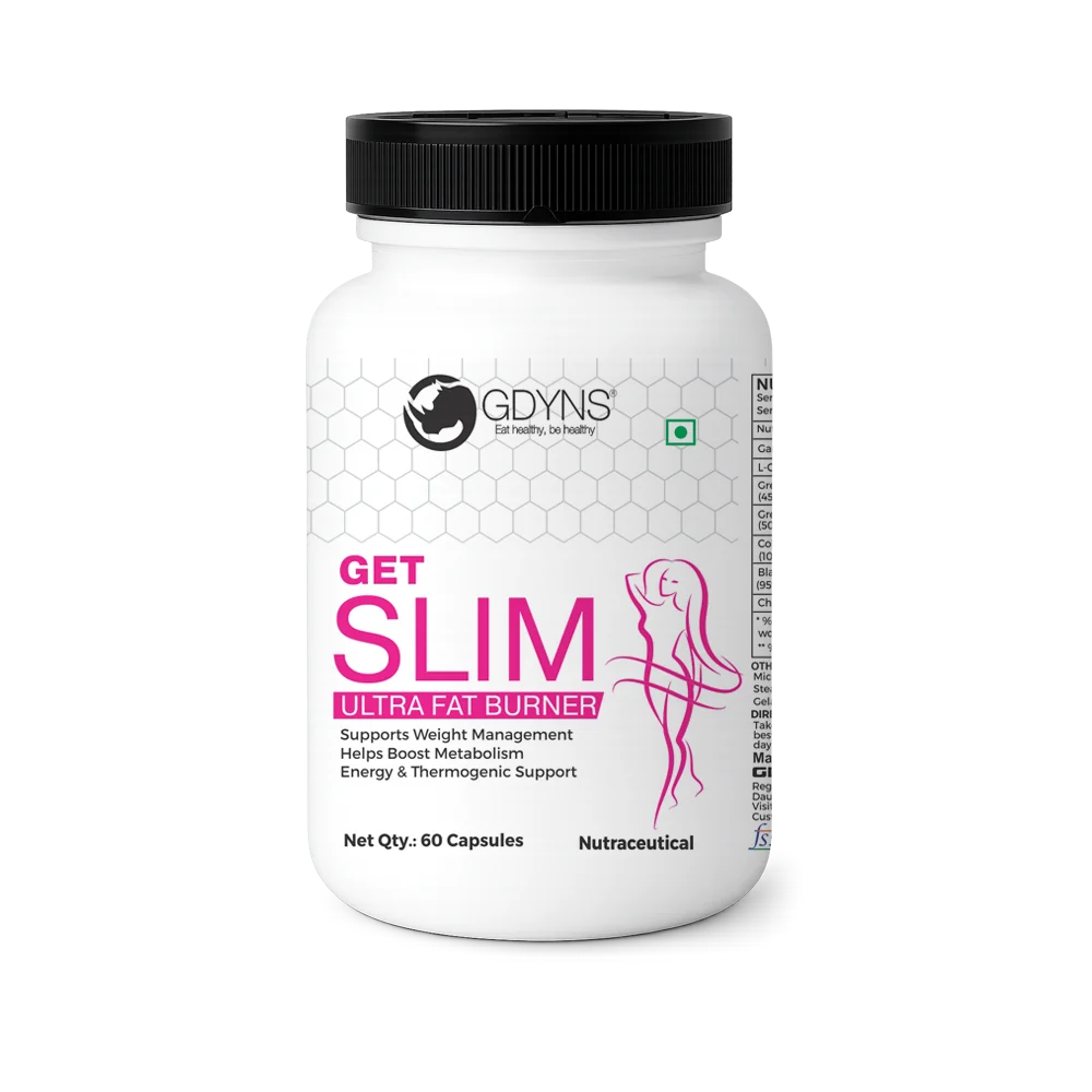 GDYNS Get Slim Capsules | Advanced Weight Management Formula | Supports Fat Metabolism, Energy & Healthy Weight Loss Goals | Daily Wellness Supplement