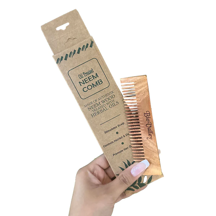 Neem Wood Scalp Stimulating Comb Pack Of 5