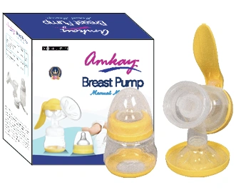 AMKAY Breast Pump BPA Free Portable Quiet & Easy to Clean Soft & Gentle