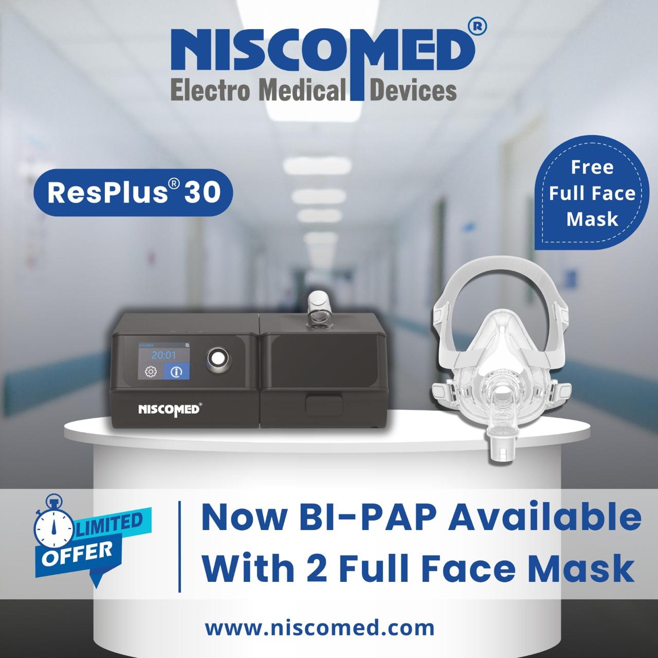BIPAP Machine with Dual Pressure Support for Advanced Respiratory Care for Rental