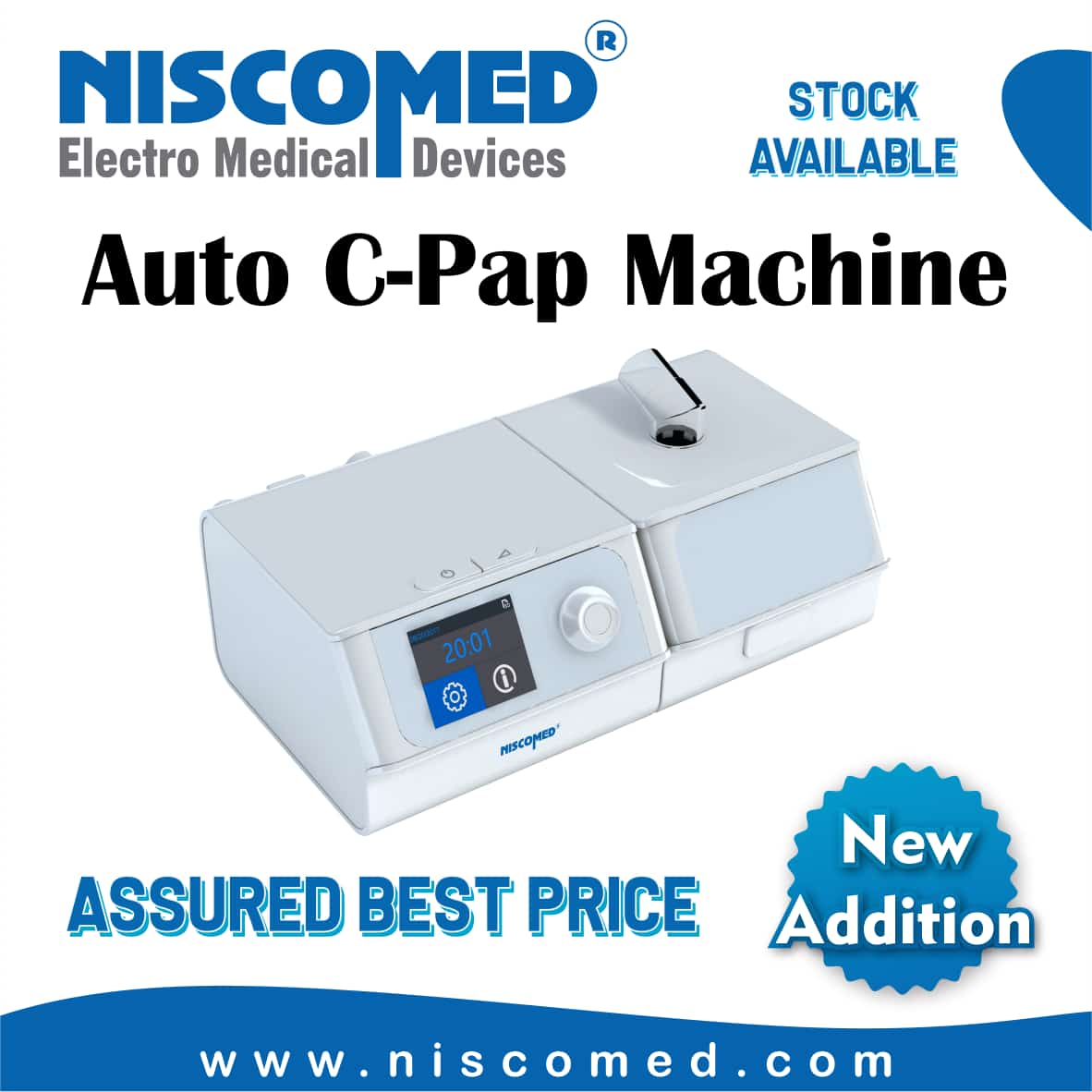 CPAP Machine for Sleep Apnea with Humidifier & Auto Pressure Control for Rental