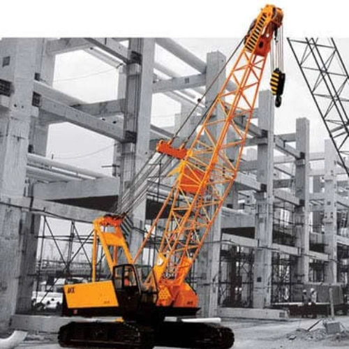 Crawlers Cranes Blur