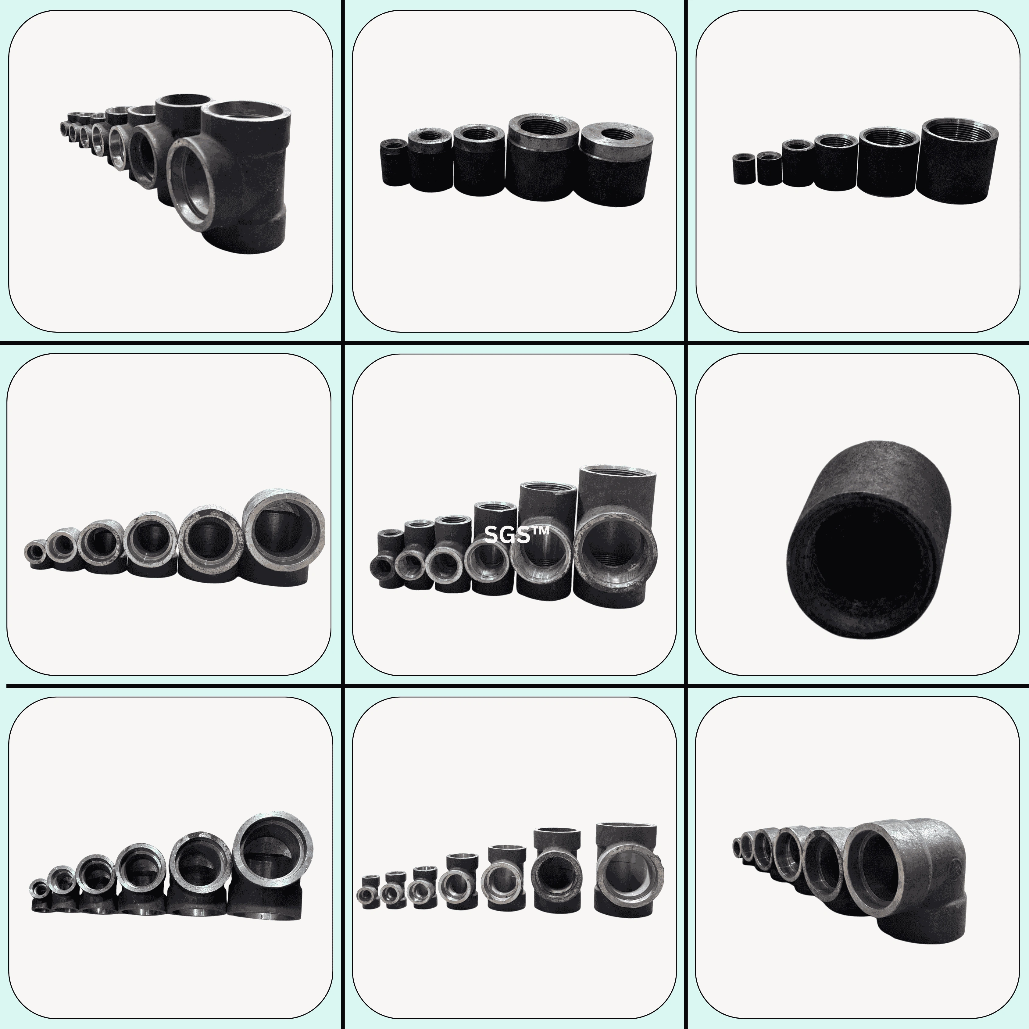 MS, CS, GI ,ERW & Forged Fittings