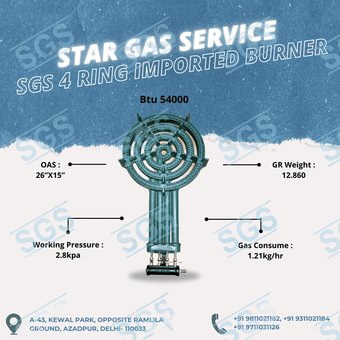 SGS 4 RING BURNER