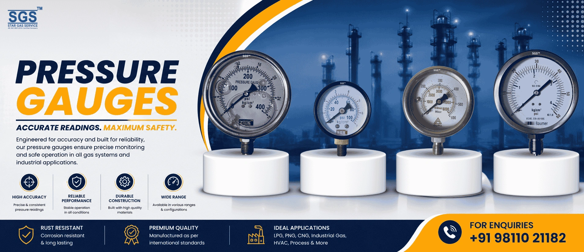 SGS Pressure Gauge banner