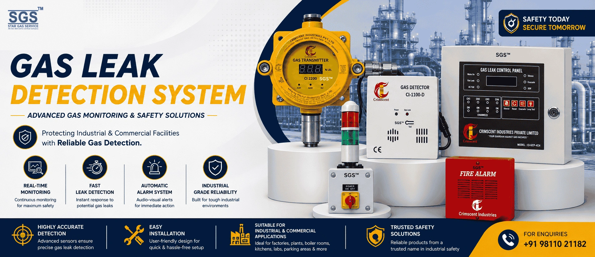 SGS Gas Leak Detection system banner