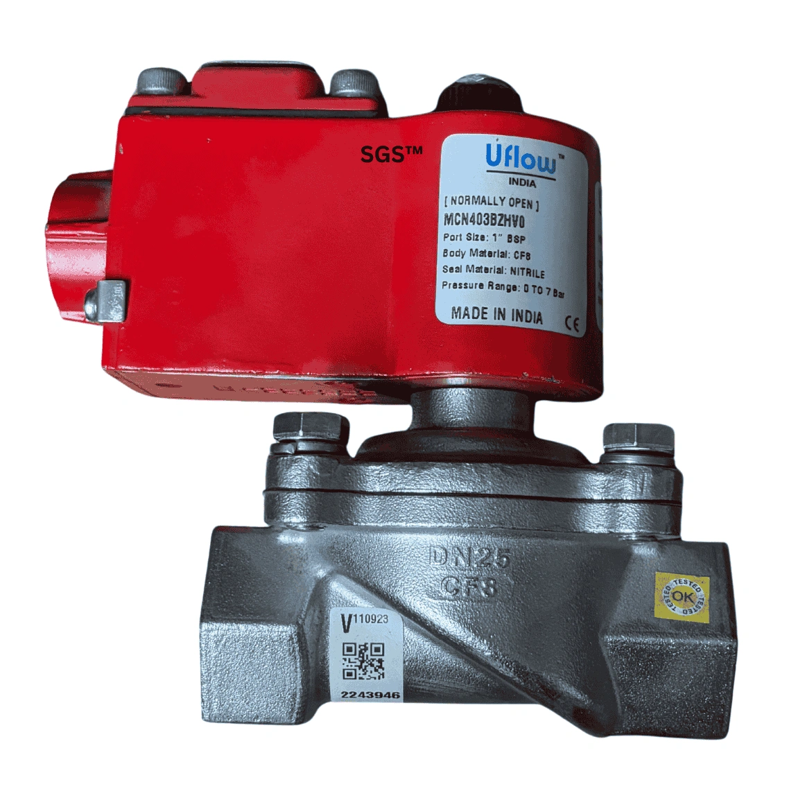 Uflow Solenoid Valve MCN Series