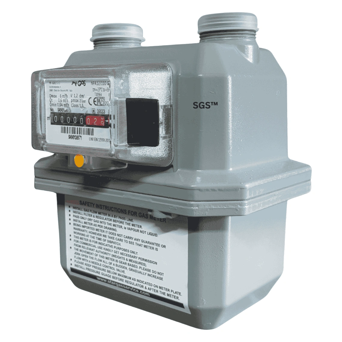 MI GAS G-4 Gas Meter