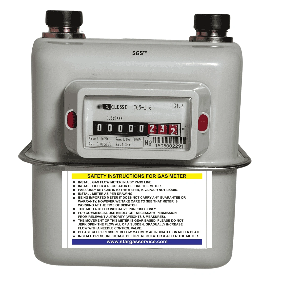 Cleese Diaphragm Gas Meter