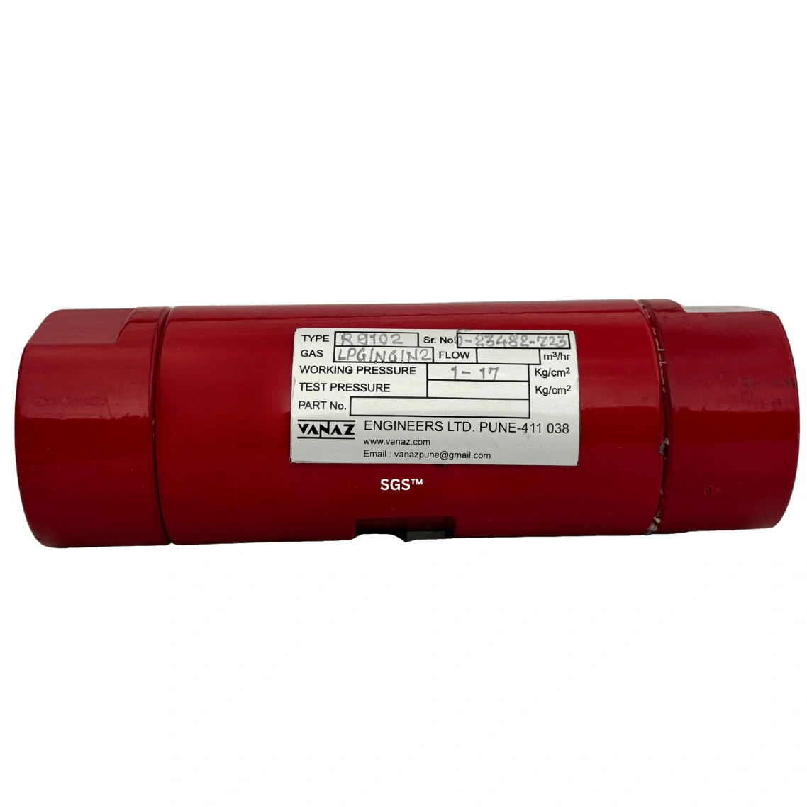 VANAZ R-9102 Flame Arrestor