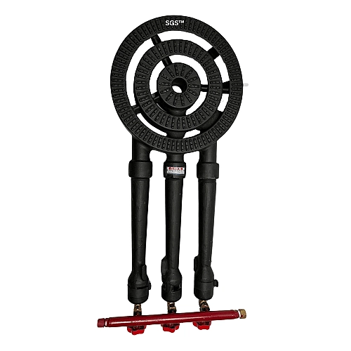 HIGH PRESSURE 3 RING BURNER HEAVY WITH 3 NCV AND MANIFOLD