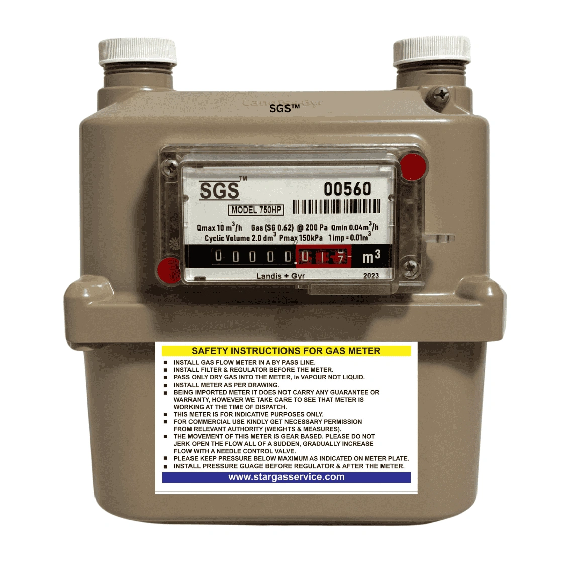 Landis + Gyr Gas Meter