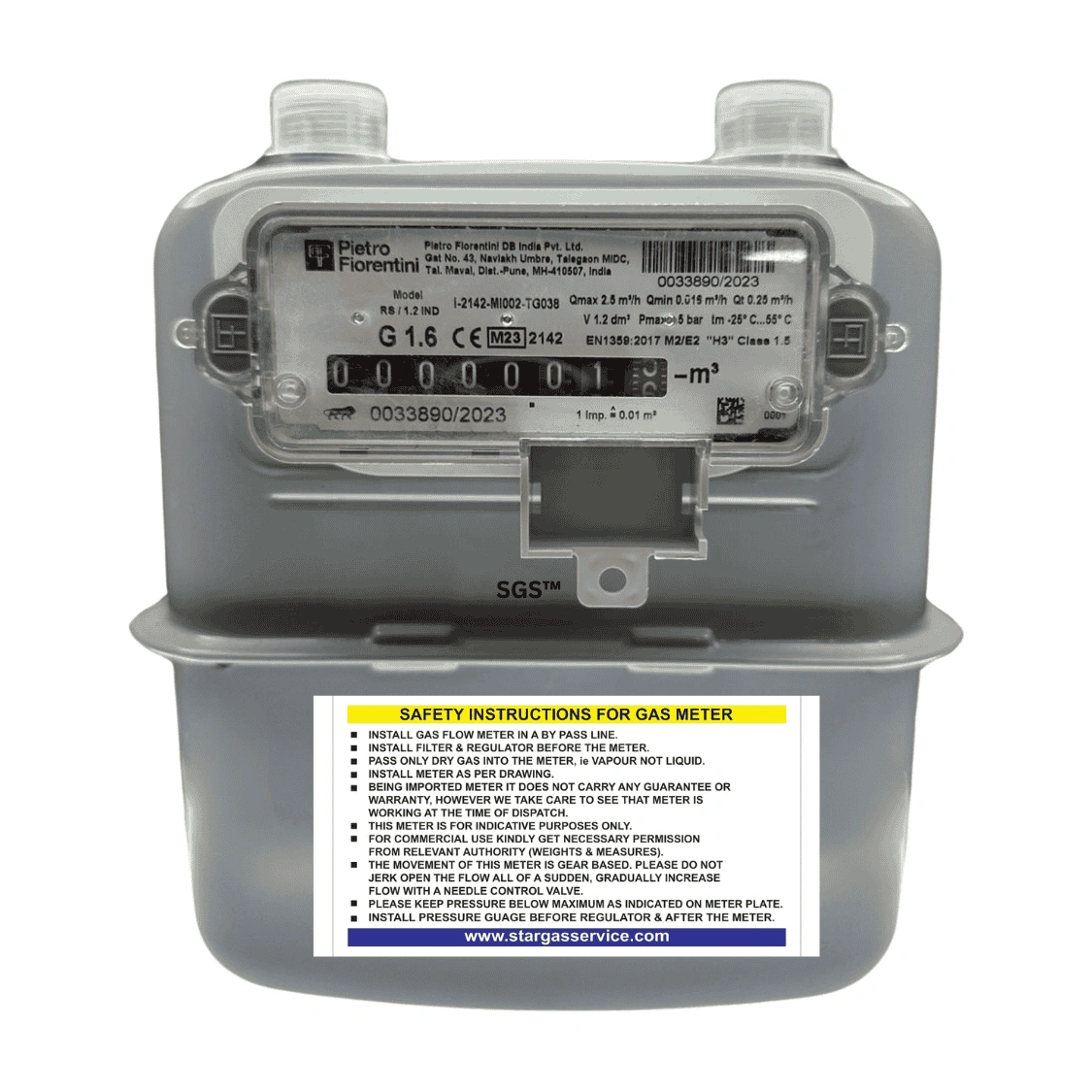 Pietro Fiorentini Gas Meter