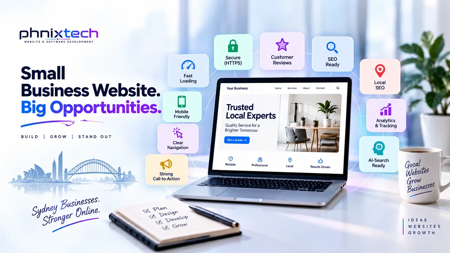 small business website