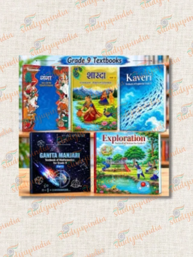 NCERT Class 9 COMBO PACK OF 5 BOOK KAVERI, GANGA, EXPLORATION (Science),SHARDA (Sanskrit) GANITA MANJARI PART – 1 ENG MED 2026 EDITION