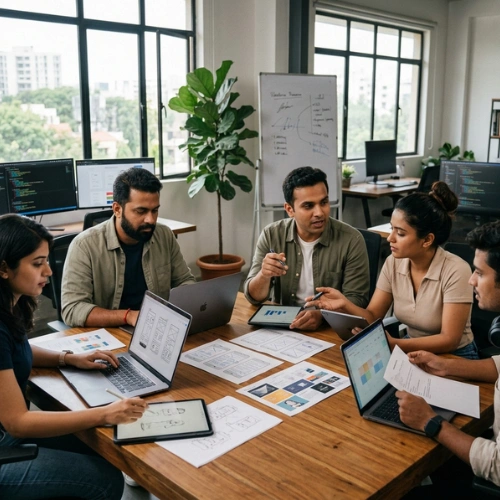 We're a full-service digital team, so strategy, design, development and marketing all happen in one place, without hand-offs between agencies.